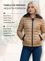 Jaqueta caramelo forrada - Imagem 7